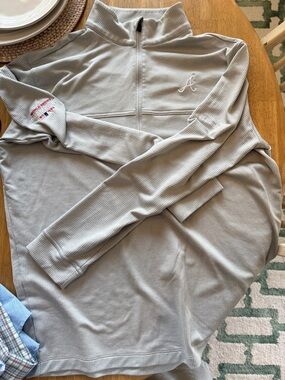 Columbia Men’s Light Gray Half-Zip Shirt Jacket